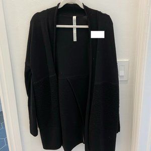 Lululemon Black Wool Cardigan